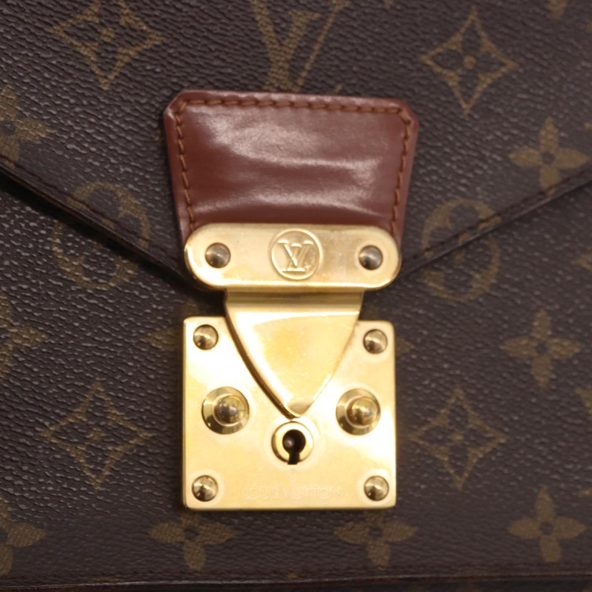 LOUIS VUITTON Monogram Monceau 28 Hand Bag M51185 LV Auth 186392
