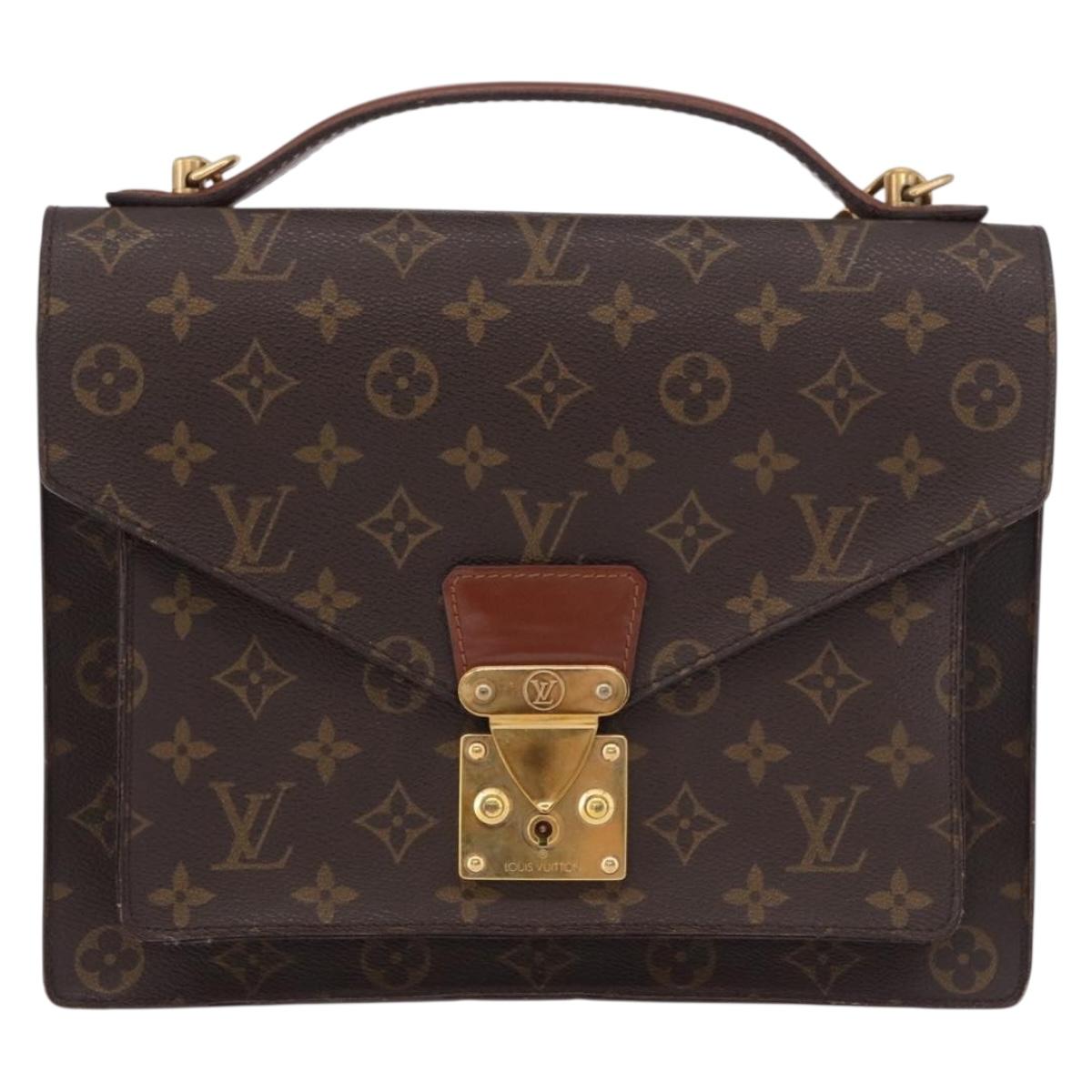 LOUIS VUITTON Monogram Monceau 28 Hand Bag M51185 LV Auth 186392