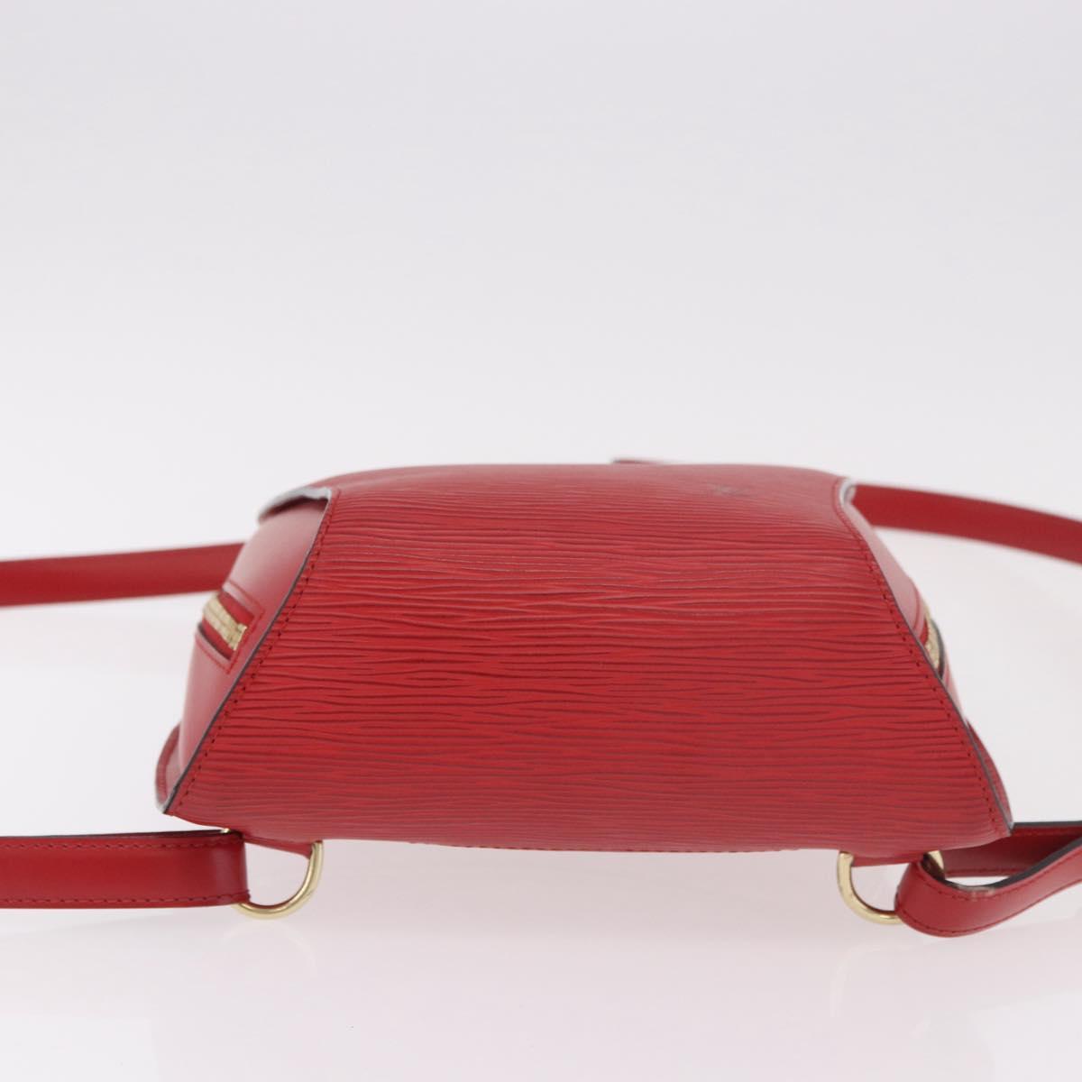 LOUIS VUITTON Epi Mabillon Backpack Castilian Red M52237 LV Auth 186394
