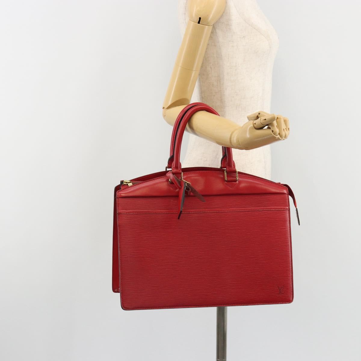 LOUIS VUITTON Epi Riviera Hand Bag Red M48187 LV Auth 186395