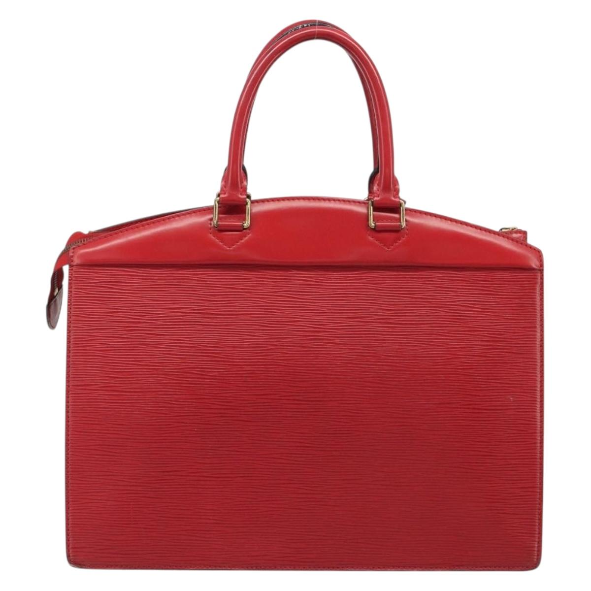 LOUIS VUITTON Epi Riviera Hand Bag Red M48187 LV Auth 186395