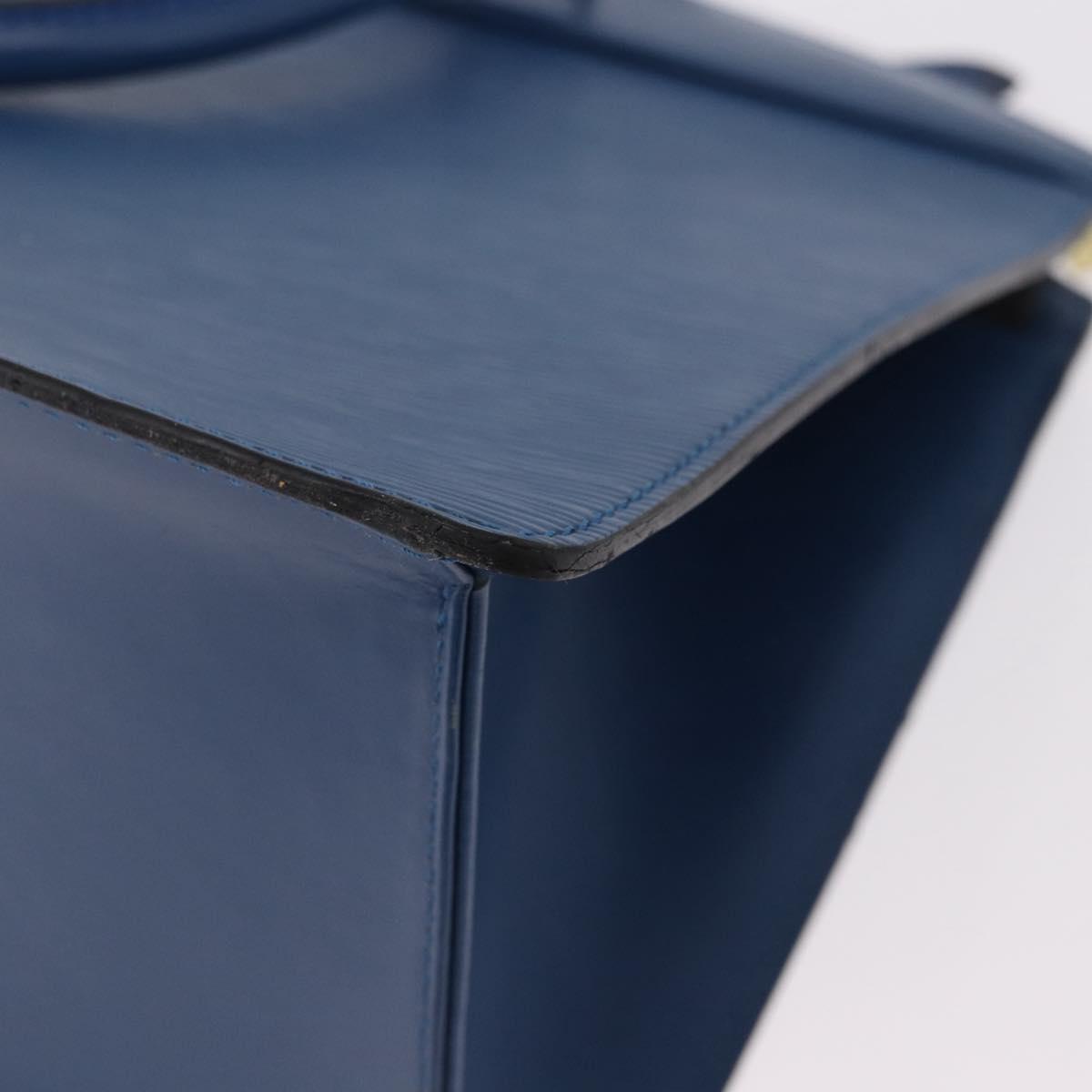 LOUIS VUITTON Epi Riviera Hand Bag Blue M48185 LV Auth 186396