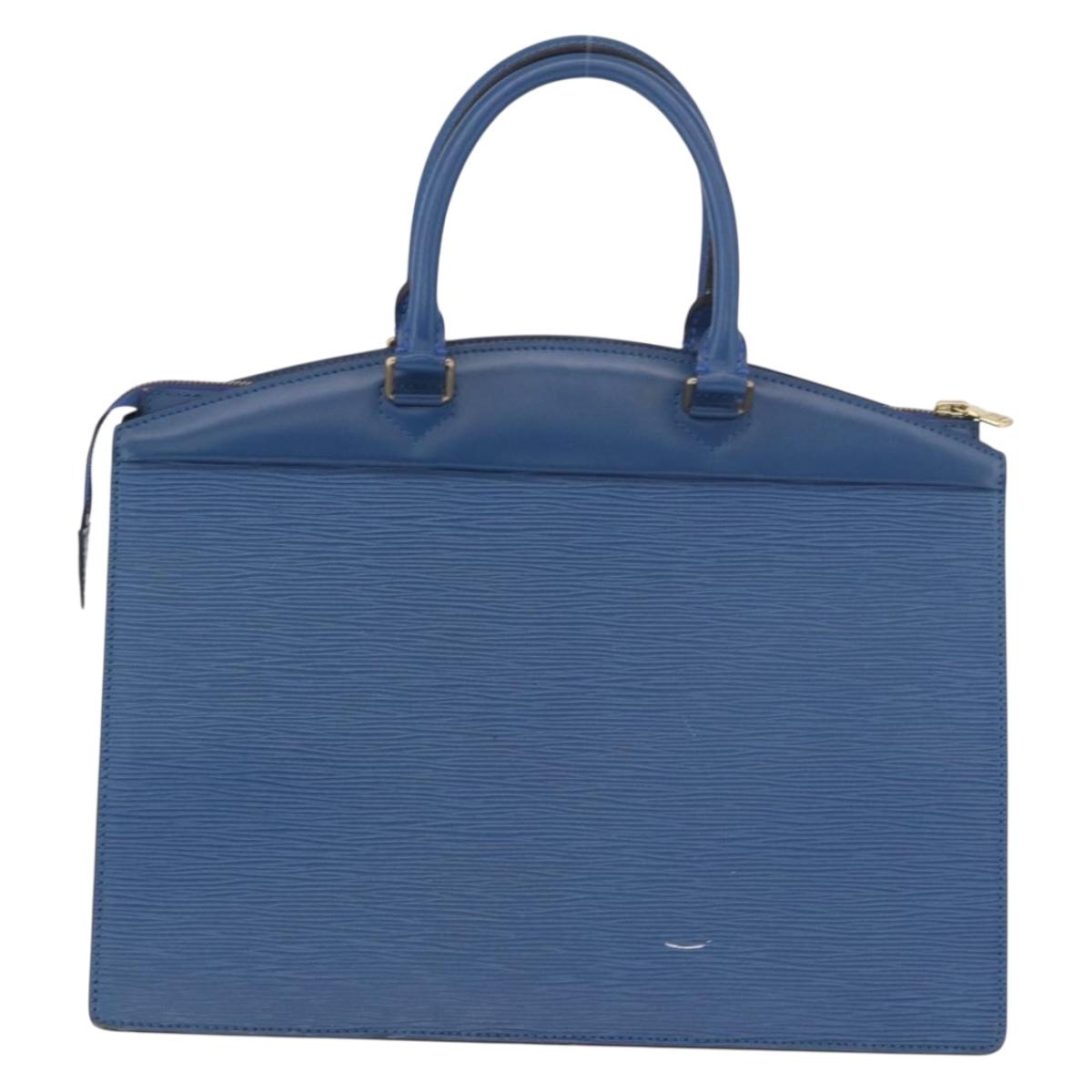 LOUIS VUITTON Epi Riviera Hand Bag Blue M48185 LV Auth 186396