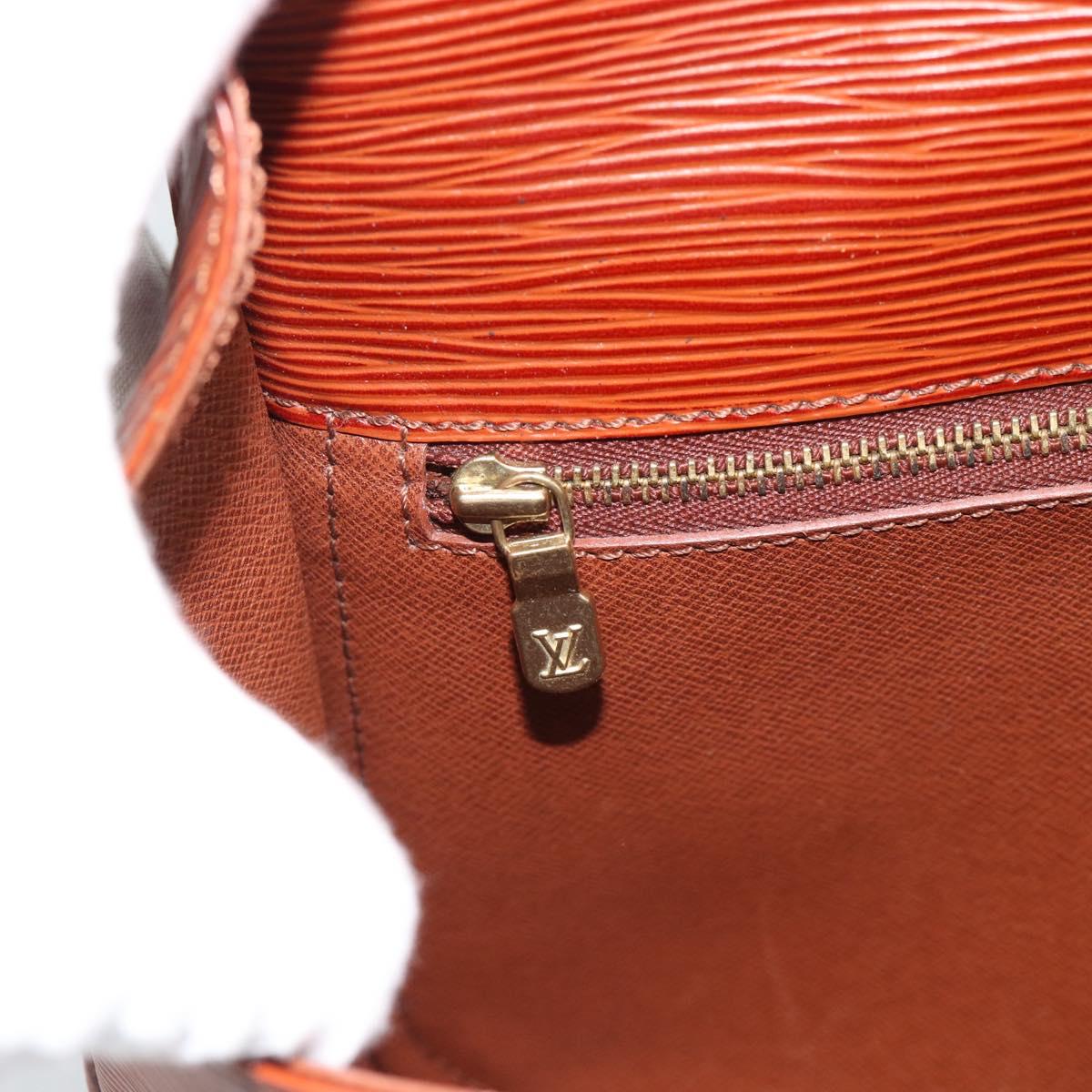 LOUIS VUITTON Epi Saint Cloud GM Shoulder Bag Brown M52193 LV Auth 186397