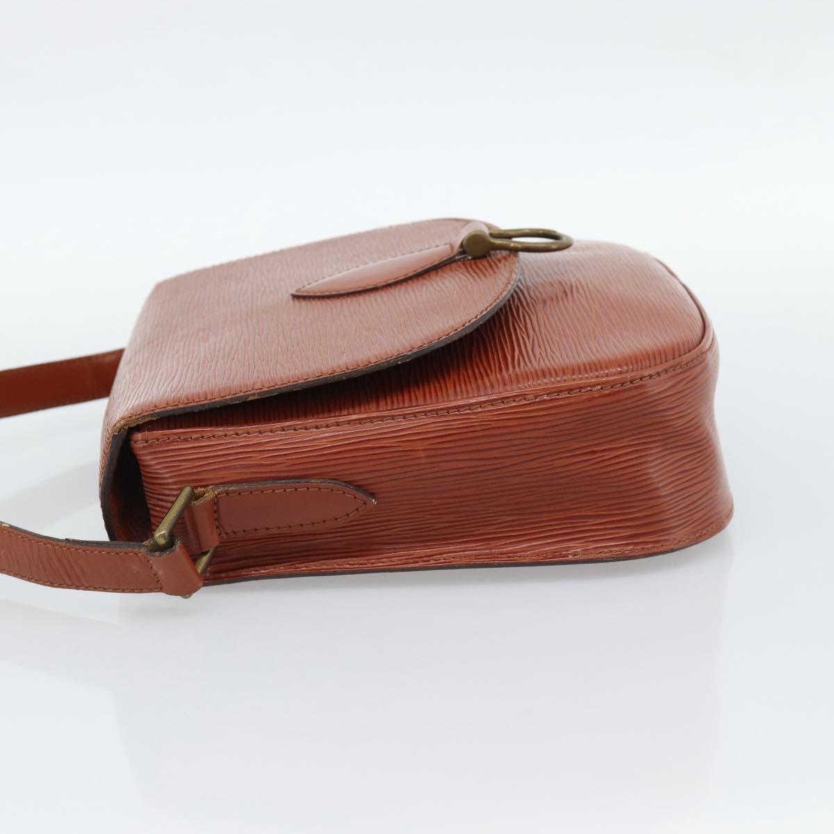 LOUIS VUITTON Epi Saint Cloud GM Shoulder Bag Brown M52193 LV Auth 186397