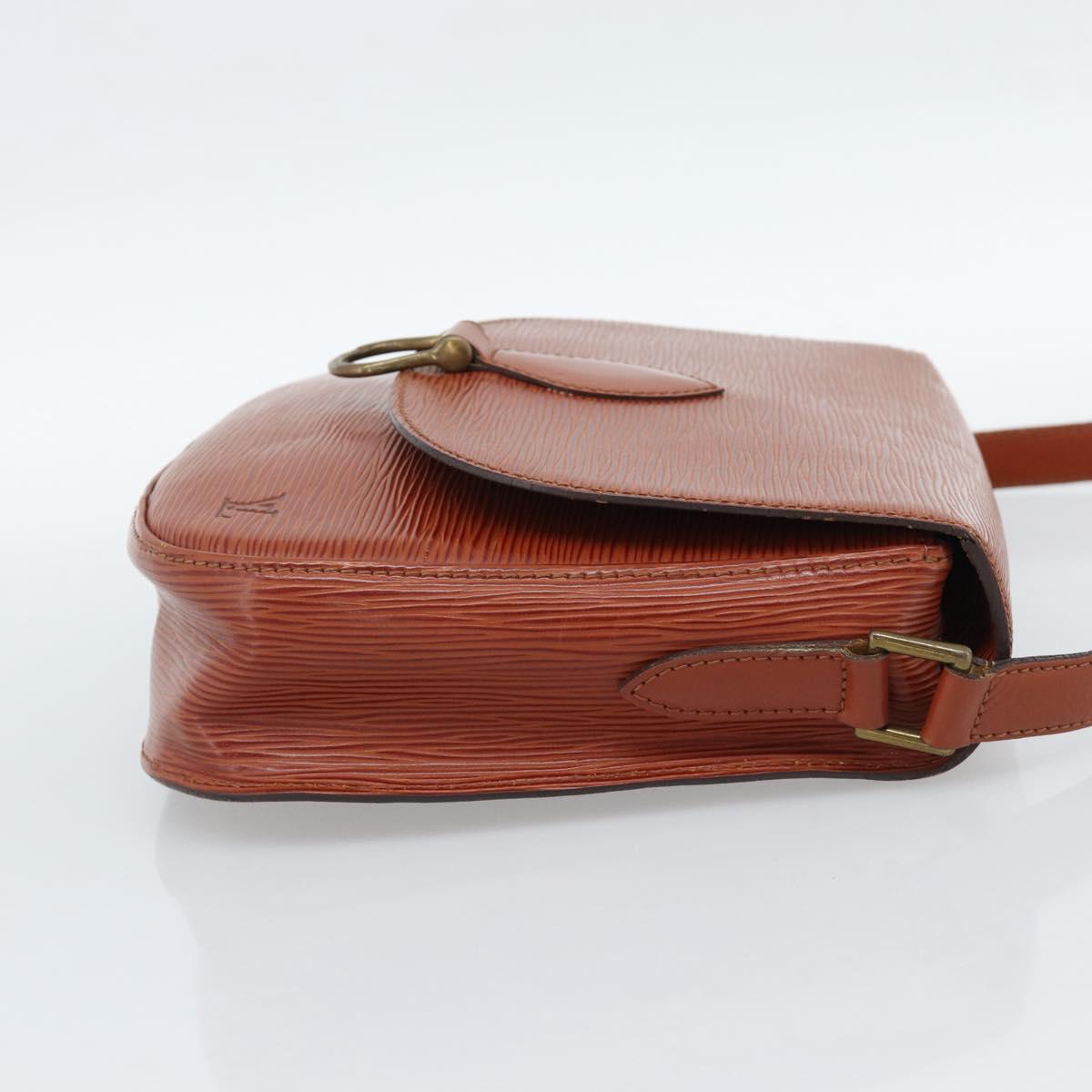 LOUIS VUITTON Epi Saint Cloud GM Shoulder Bag Brown M52193 LV Auth 186397