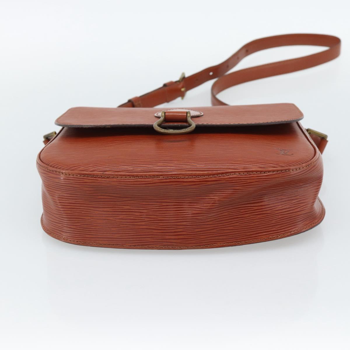 LOUIS VUITTON Epi Saint Cloud GM Shoulder Bag Brown M52193 LV Auth 186397