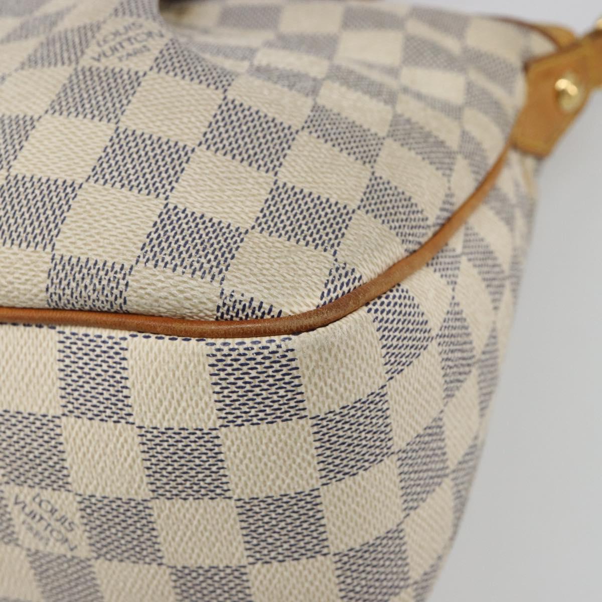 LOUIS VUITTON Damier Azur Siracusa PM Shoulder Bag N41113 LV Auth 186399
