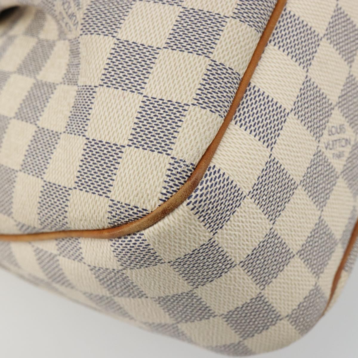 LOUIS VUITTON Damier Azur Siracusa PM Shoulder Bag N41113 LV Auth 186399