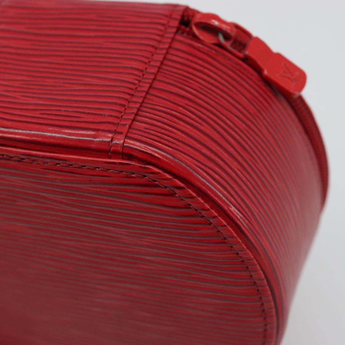 LOUIS VUITTON Epi Ecrin Bijoux 12 Jewelry Box Red M48207 LV Auth 186404