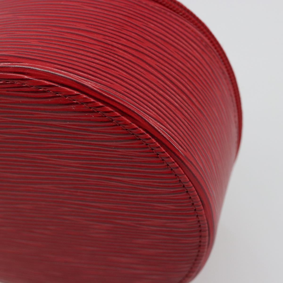 LOUIS VUITTON Epi Ecrin Bijoux 12 Jewelry Box Red M48207 LV Auth 186404