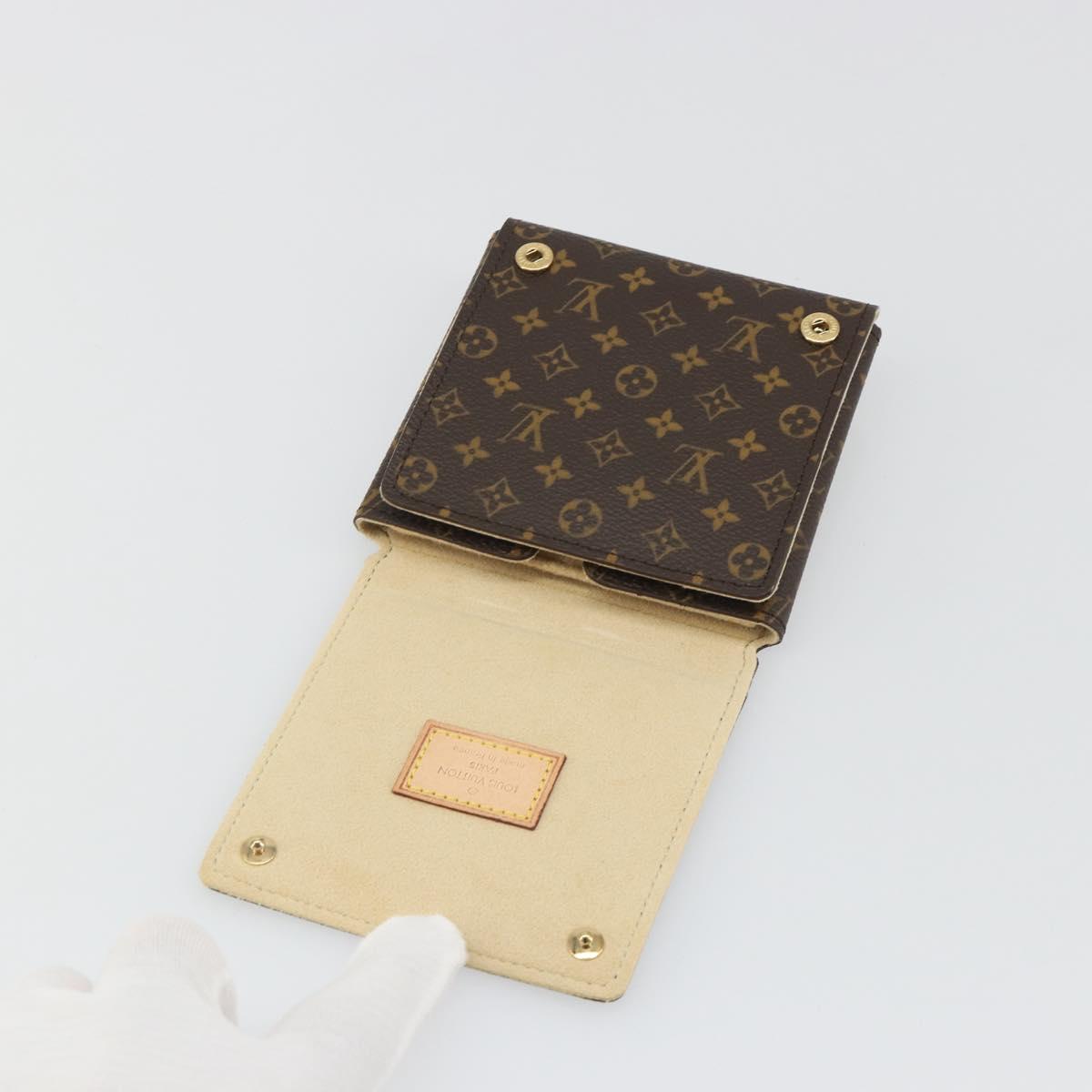 LOUIS VUITTON Monogram Jewelry case Jewelry Box LV Auth 186405V