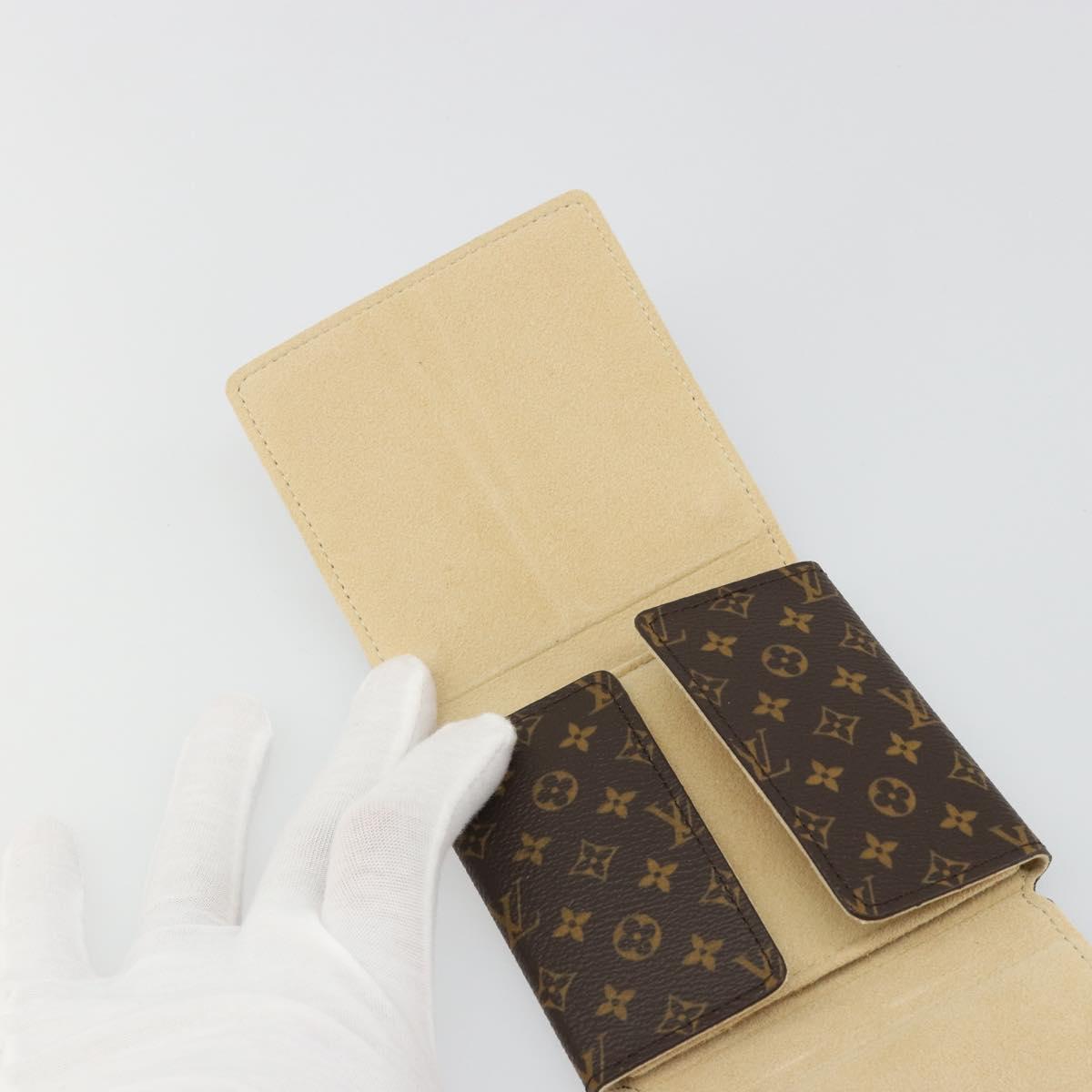 LOUIS VUITTON Monogram Jewelry case Jewelry Box LV Auth 186405V