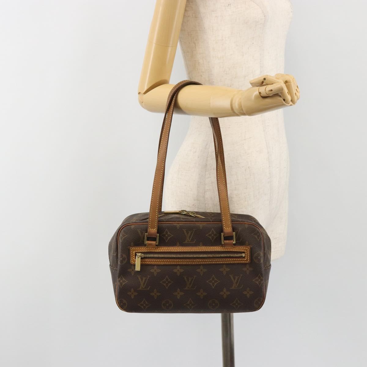 LOUIS VUITTON Monogram Cite MM Hand Bag M51182 LV Auth 186445