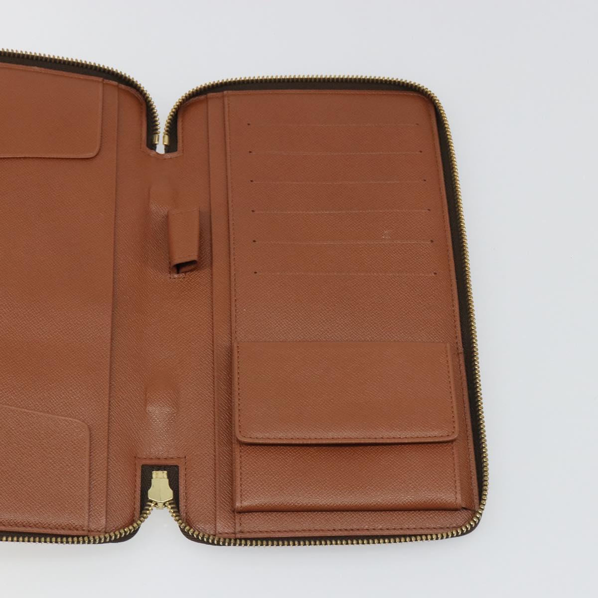 LOUIS VUITTON Monogram Organizer De Voyage Travel Case M60119 LV Auth 186446
