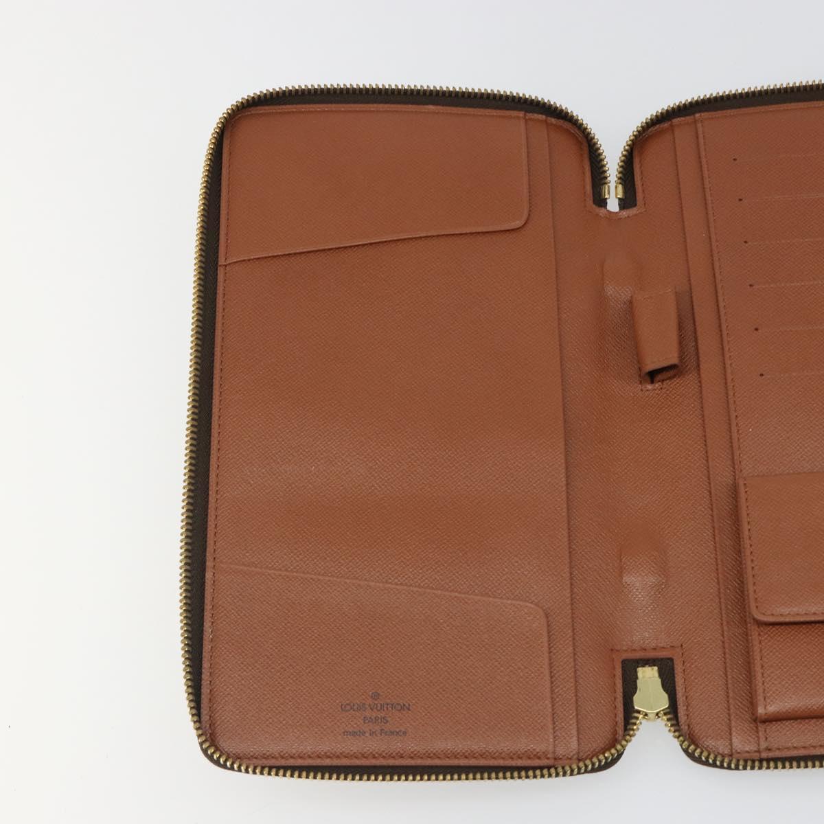LOUIS VUITTON Monogram Organizer De Voyage Travel Case M60119 LV Auth 186446