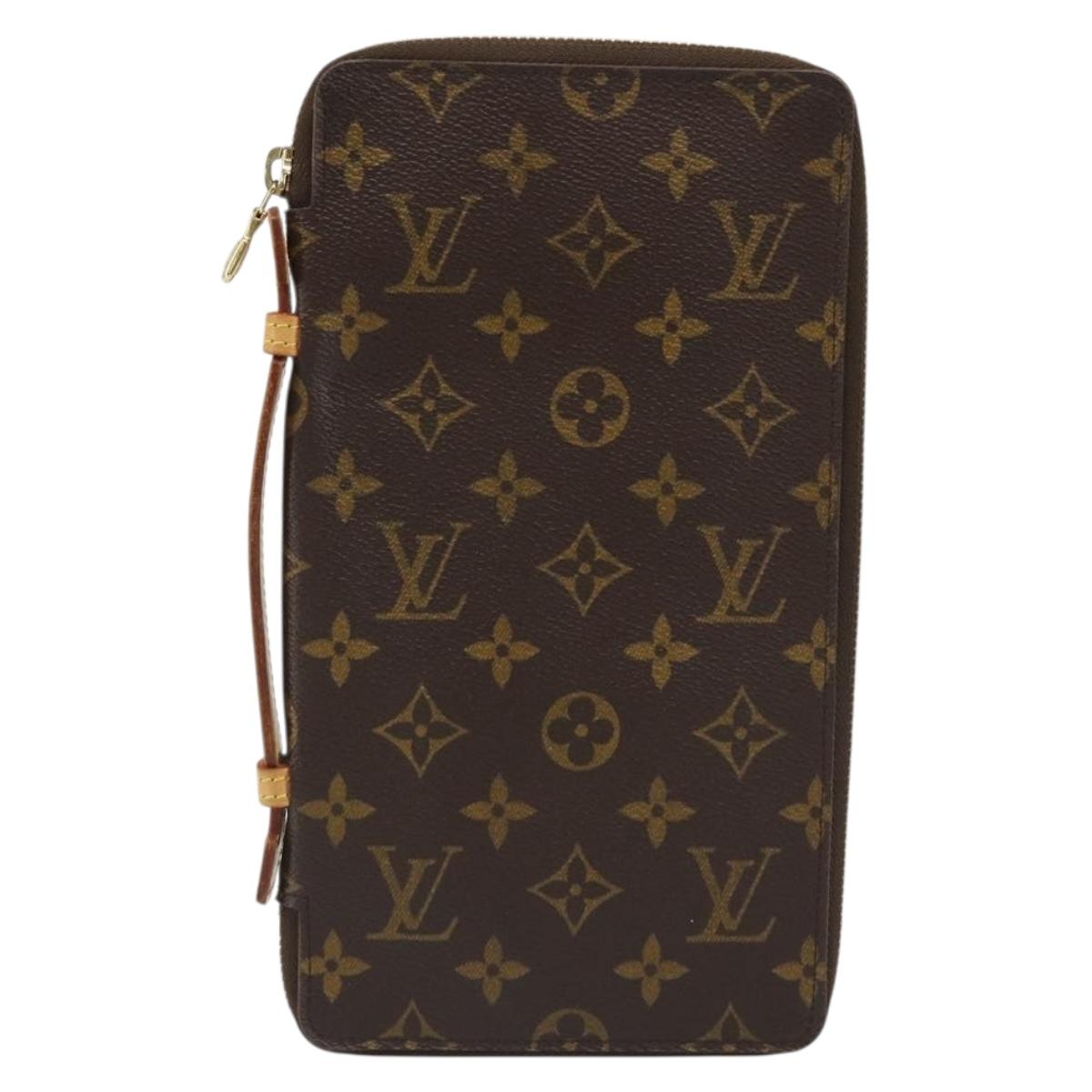 LOUIS VUITTON Monogram Organizer De Voyage Travel Case M60119 LV Auth 186446