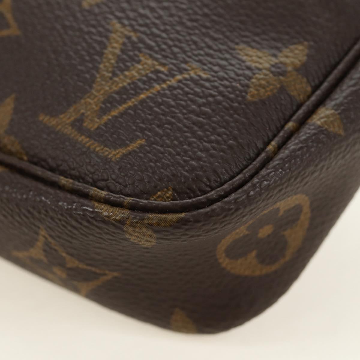 LOUIS VUITTON Monogram Pochette Accessoires Accessory Pouch M51980 Auth 186448V