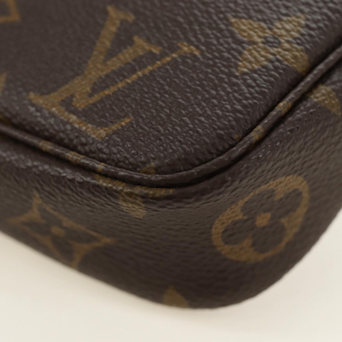 LOUIS VUITTON Monogram Pochette Accessoires Accessory Pouch M51980 Auth 186448V