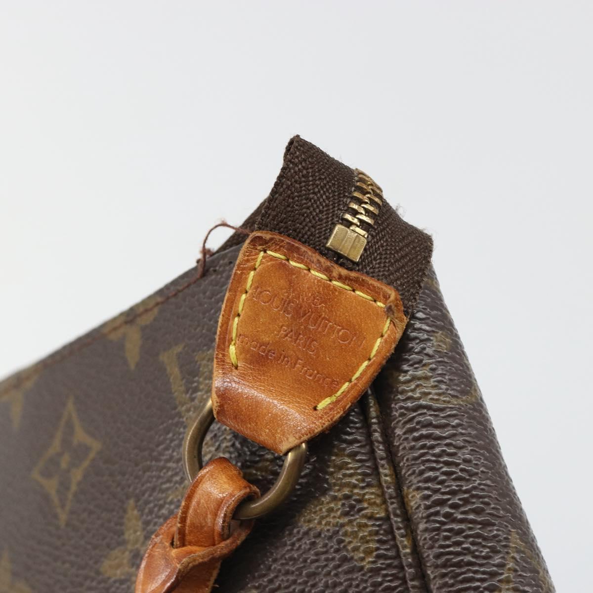 LOUIS VUITTON Monogram Pochette Accessoires Accessory Pouch M51980 Auth 186449