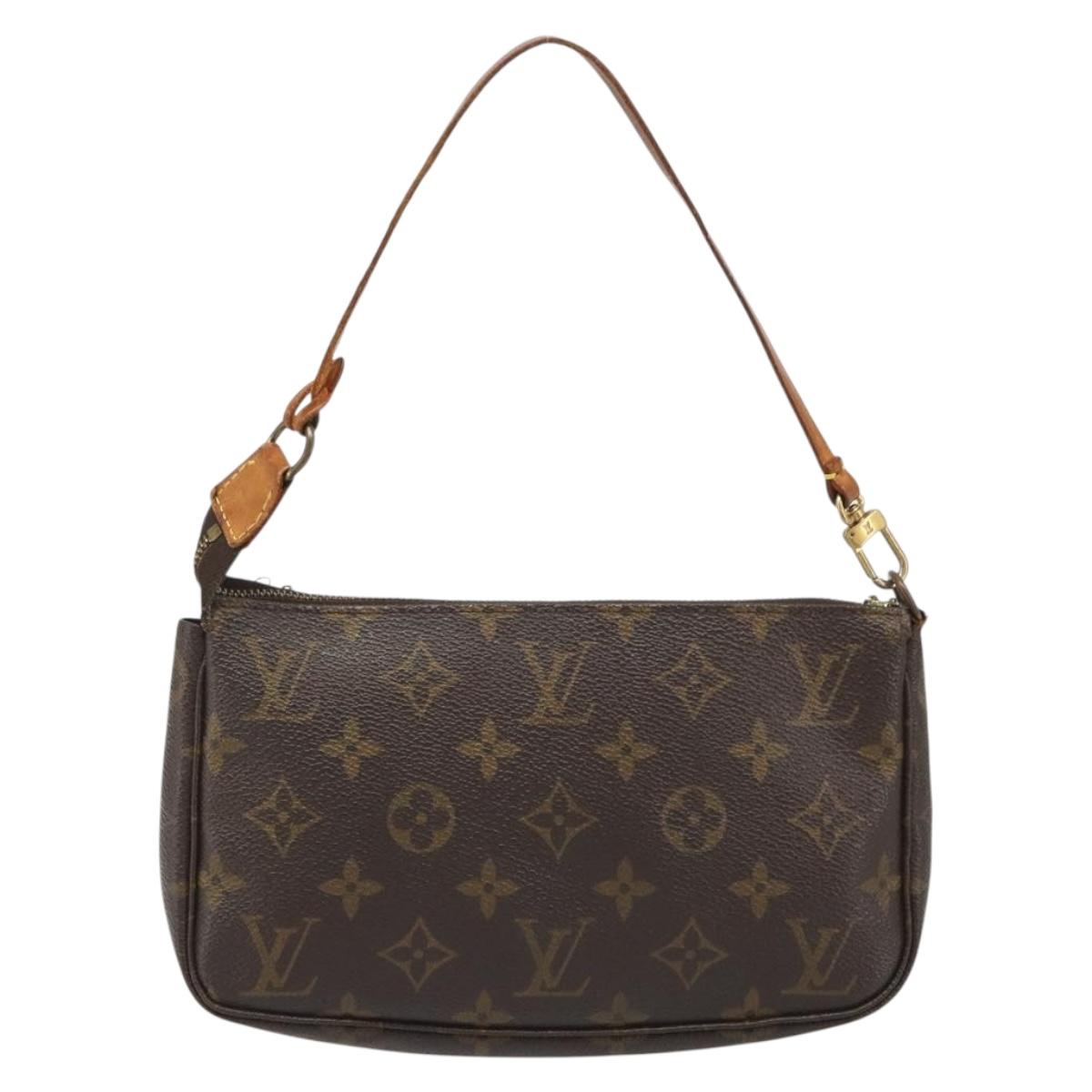 LOUIS VUITTON Monogram Pochette Accessoires Accessory Pouch M51980 Auth 186449