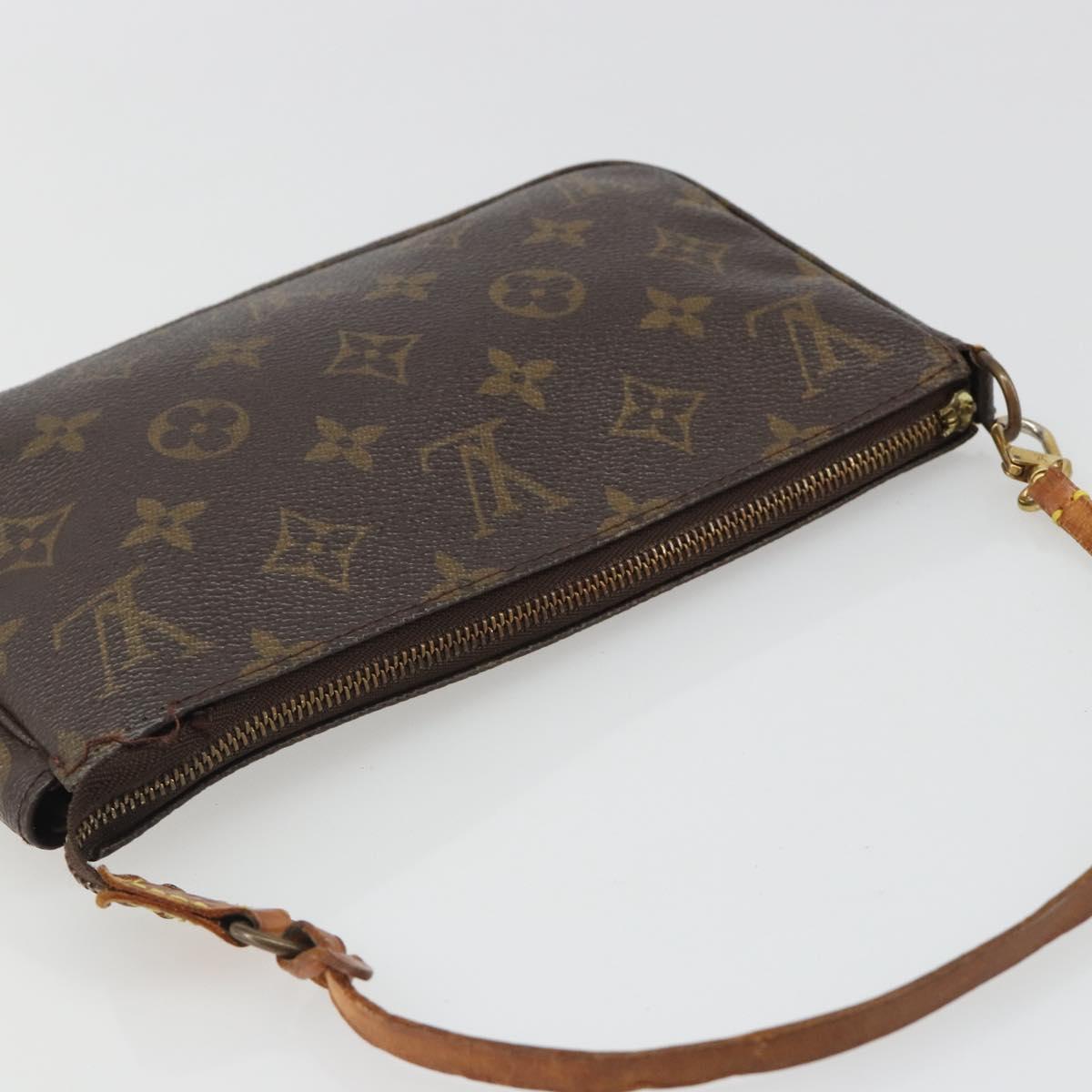 LOUIS VUITTON Monogram Pochette Accessoires Accessory Pouch M51980 Auth 186449