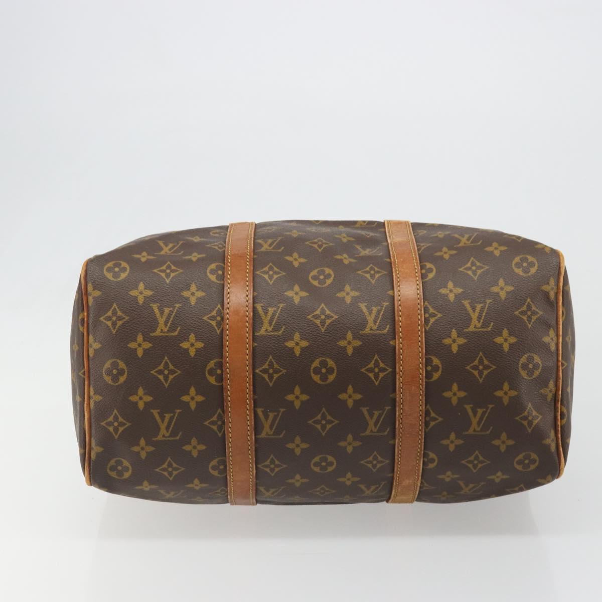 LOUIS VUITTON Monogram Sac Souple 35 Boston Bag M41626 LV Auth 186451