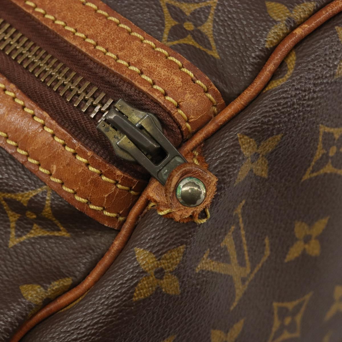 LOUIS VUITTON Monogram Sac Souple 35 Boston Bag M41626 LV Auth 186451