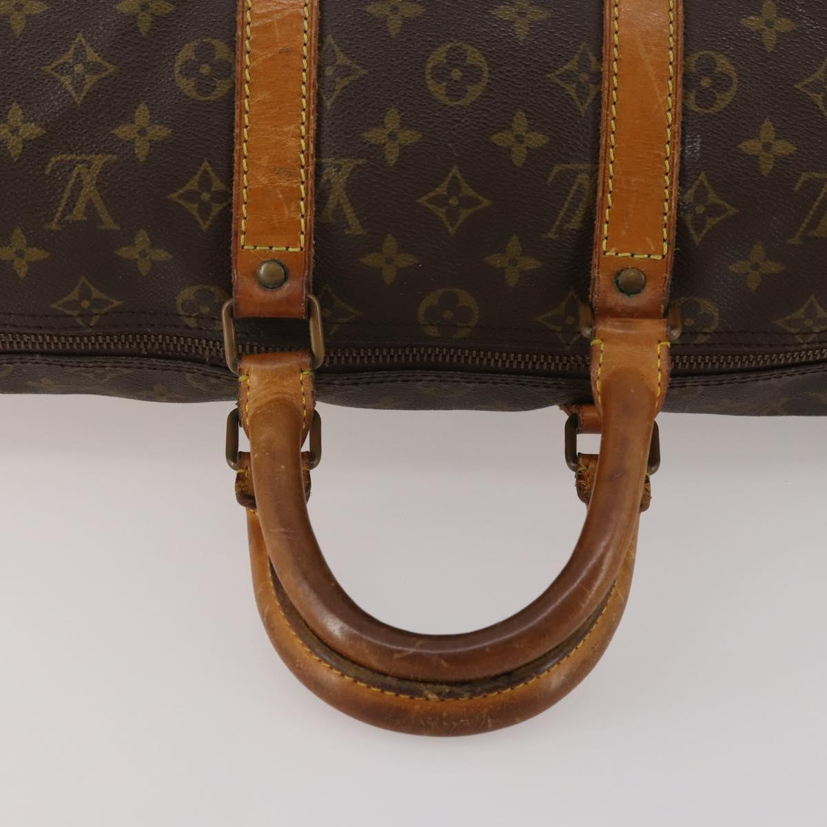 LOUIS VUITTON Monogram Keepall 45 Boston Bag M41428 LV Auth 186452