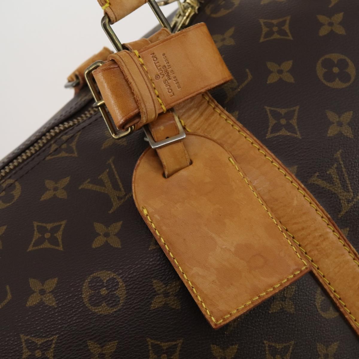 LOUIS VUITTON Monogram Keepall 50 Boston Bag M41426 LV Auth 186453