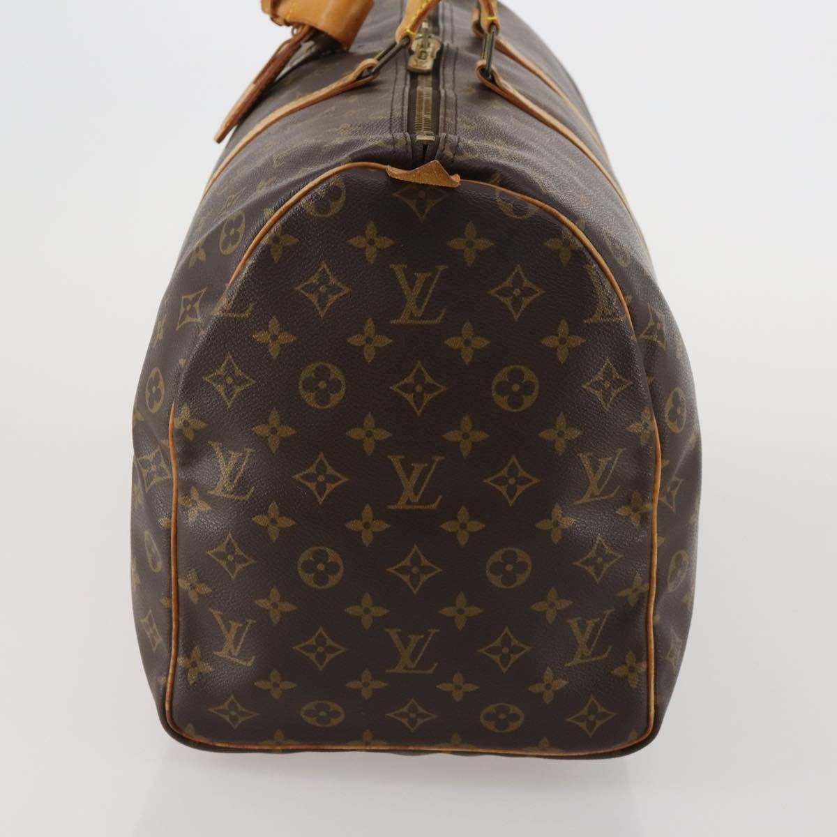 LOUIS VUITTON Monogram Keepall 50 Boston Bag M41426 LV Auth 186453