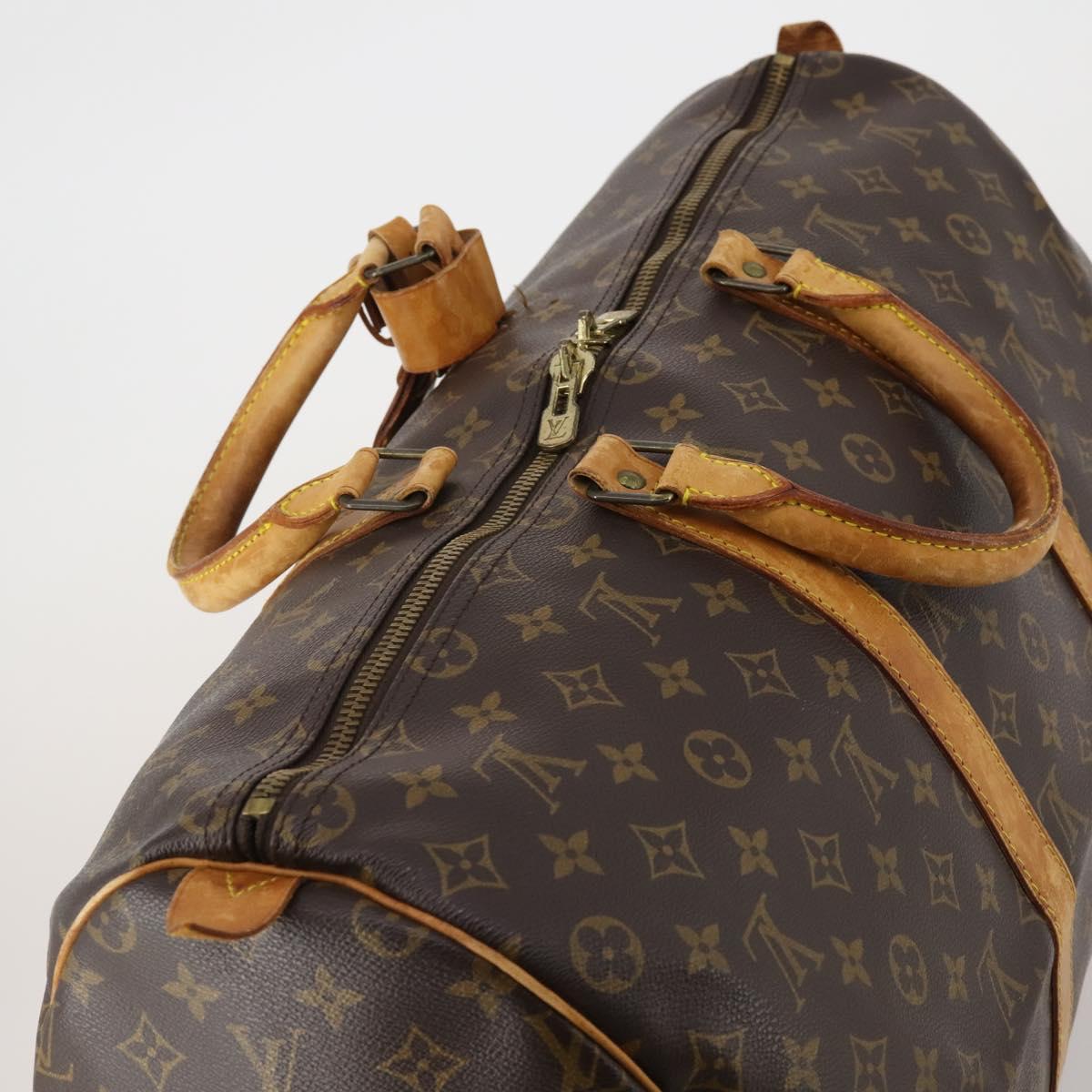 LOUIS VUITTON Monogram Keepall 50 Boston Bag M41426 LV Auth 186453