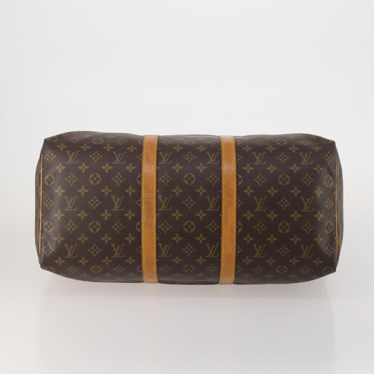 LOUIS VUITTON Monogram Keepall 50 Boston Bag M41426 LV Auth 186453