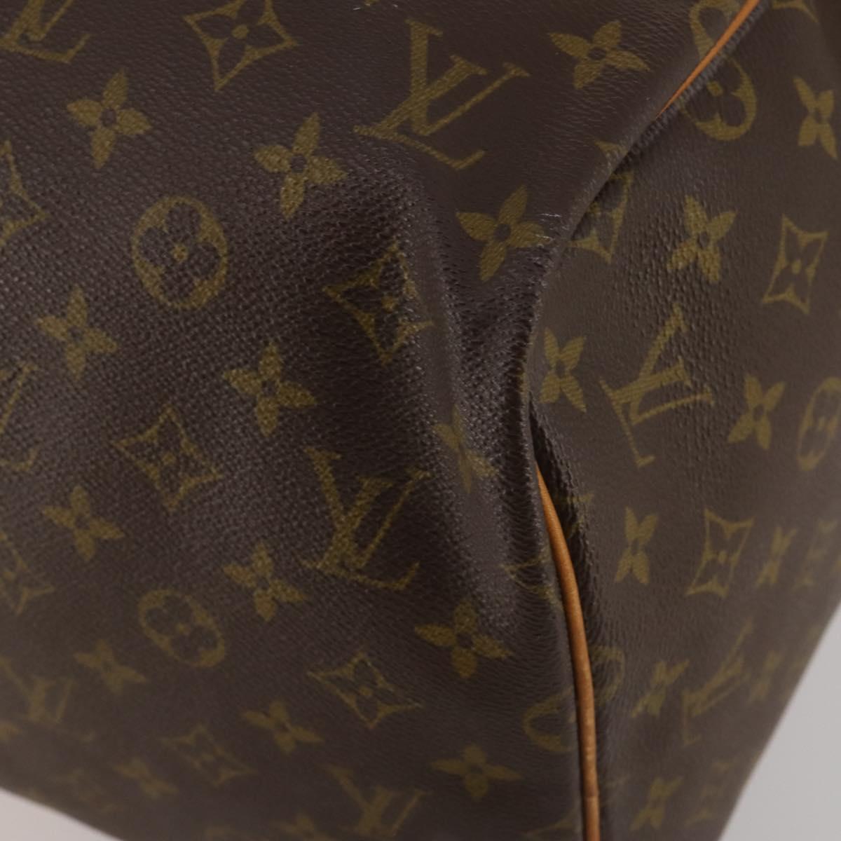 LOUIS VUITTON Monogram Sac Souple 55 Boston Bag M41622 LV Auth 186454