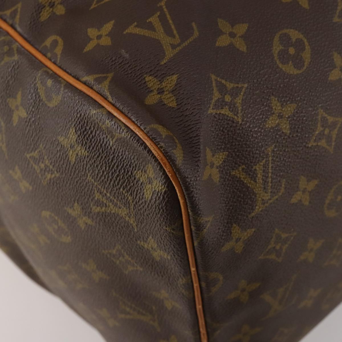LOUIS VUITTON Monogram Sac Souple 55 Boston Bag M41622 LV Auth 186454