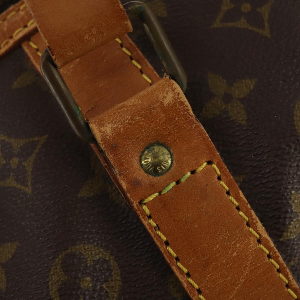 LOUIS VUITTON Monogram Sac Souple 55 Boston Bag M41622 LV Auth 186454