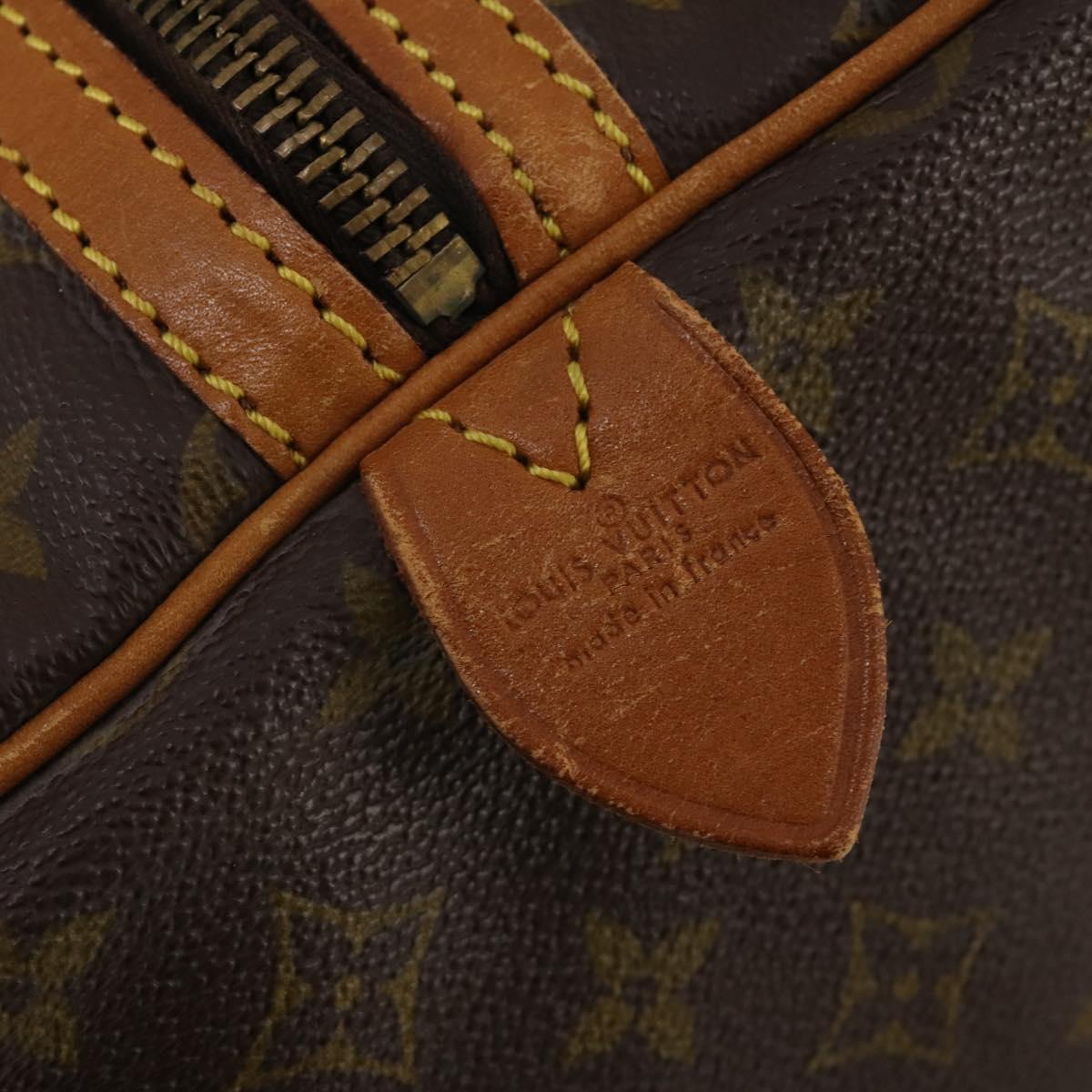 LOUIS VUITTON Monogram Sac Souple 55 Boston Bag M41622 LV Auth 186454