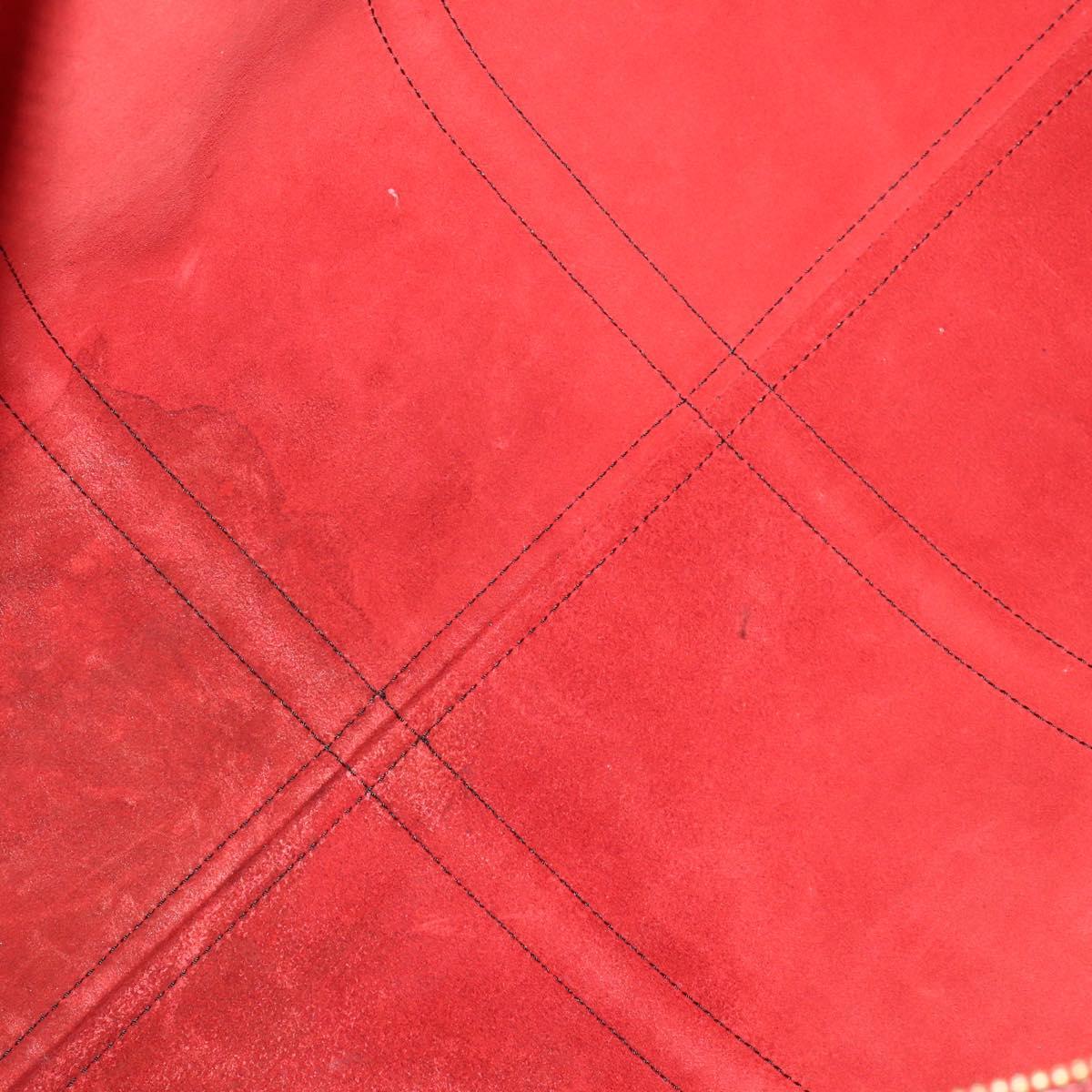 LOUIS VUITTON Epi Keepall 55 Boston Bag Red M42957 LV Auth 186468A