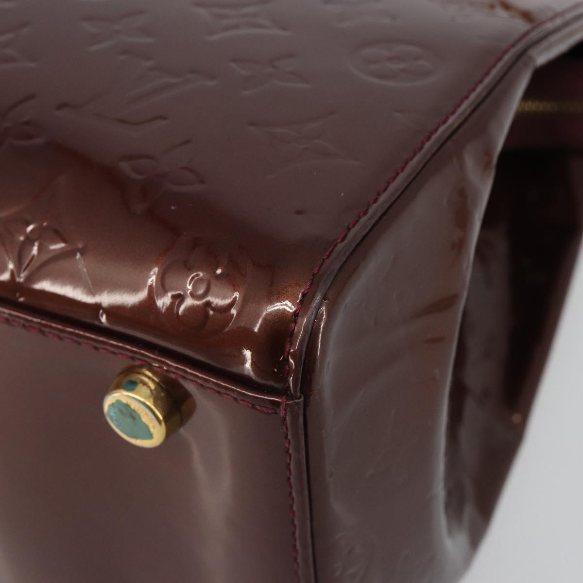 LOUIS VUITTON Monogram Vernis Blair MM Bag 2way Amarante M91619 LV Auth 186469