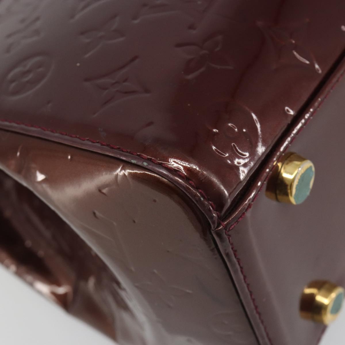 LOUIS VUITTON Monogram Vernis Blair MM Bag 2way Amarante M91619 LV Auth 186469