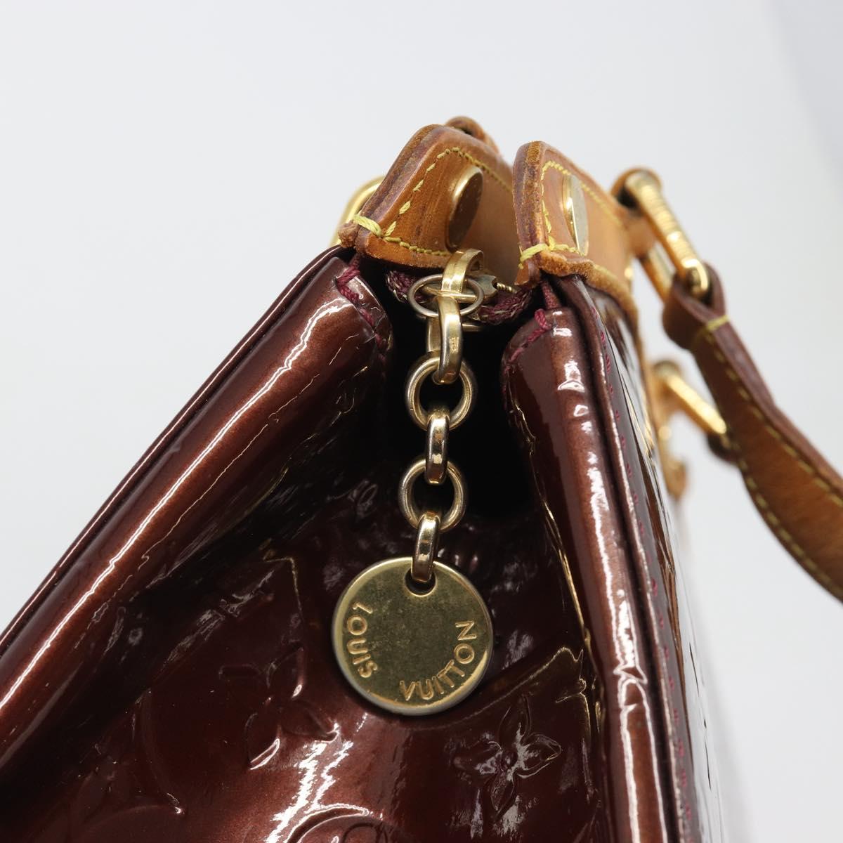 LOUIS VUITTON Monogram Vernis Blair MM Bag 2way Amarante M91619 LV Auth 186469