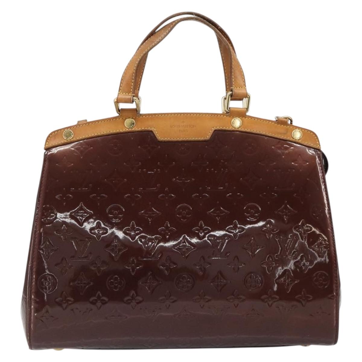 LOUIS VUITTON Monogram Vernis Blair MM Bag 2way Amarante M91619 LV Auth 186469