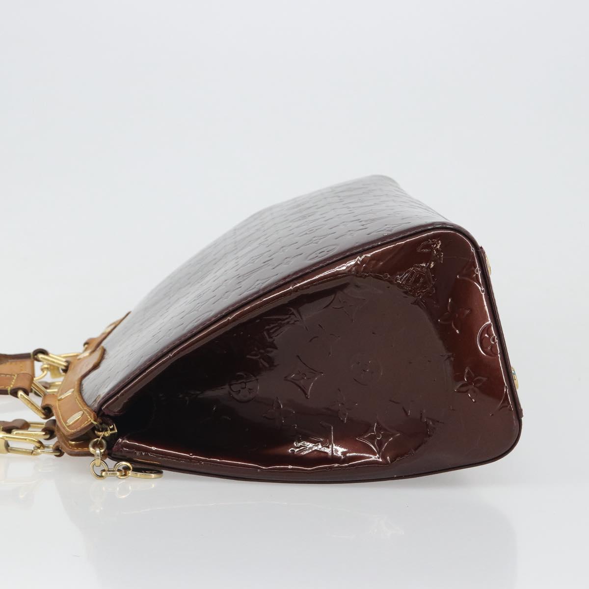 LOUIS VUITTON Monogram Vernis Blair MM Bag 2way Amarante M91619 LV Auth 186469