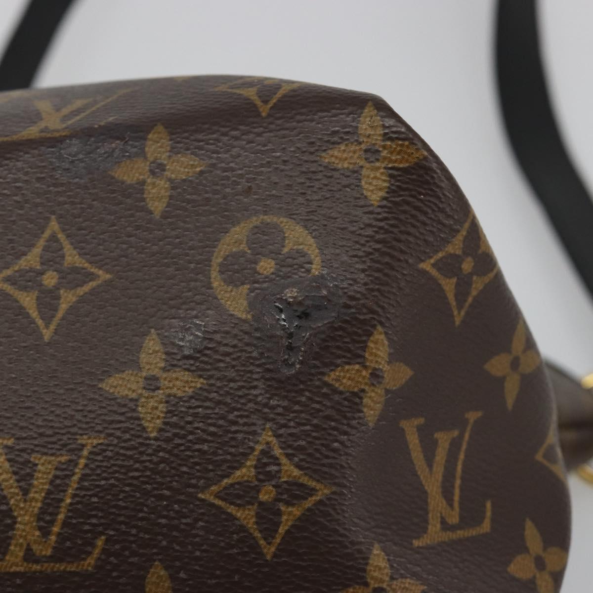 LOUIS VUITTON Monogram Flower Zipped Tote MM Tote Bag 2way M44360 Auth 186554A