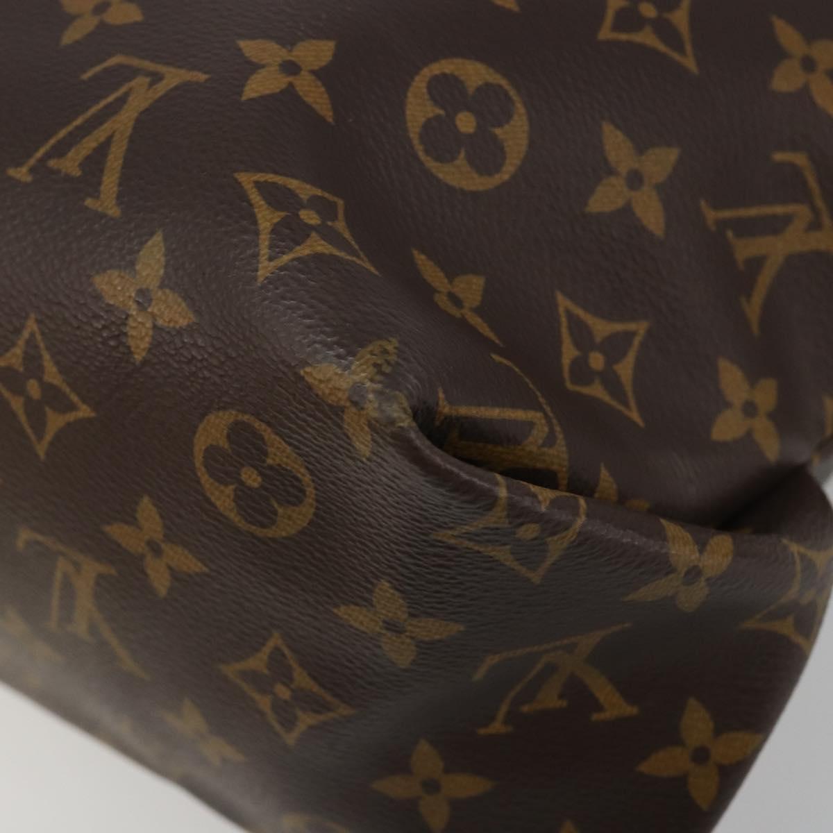LOUIS VUITTON Monogram Flower Zipped Tote MM Tote Bag 2way M44360 Auth 186554A