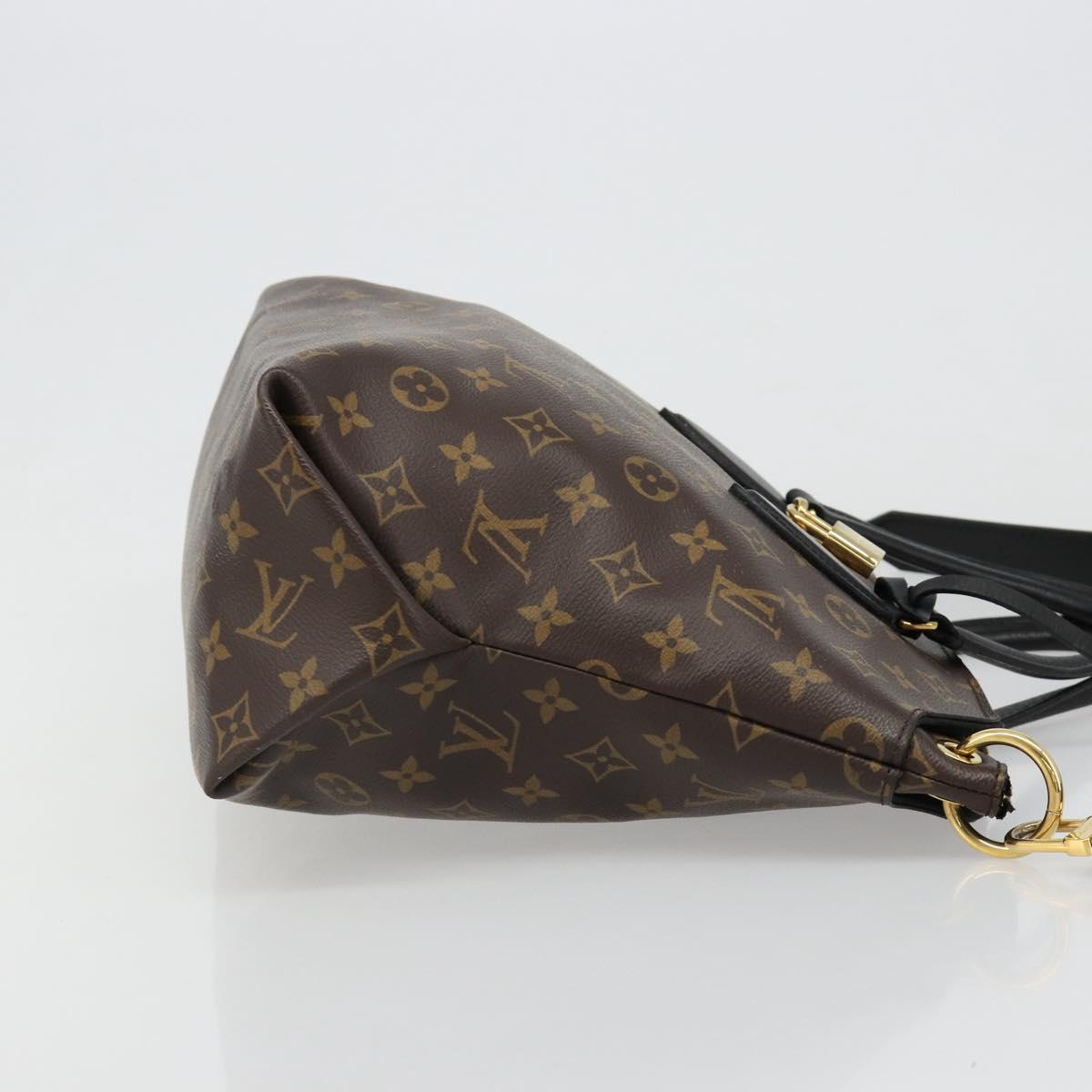 LOUIS VUITTON Monogram Flower Zipped Tote MM Tote Bag 2way M44360 Auth 186554A