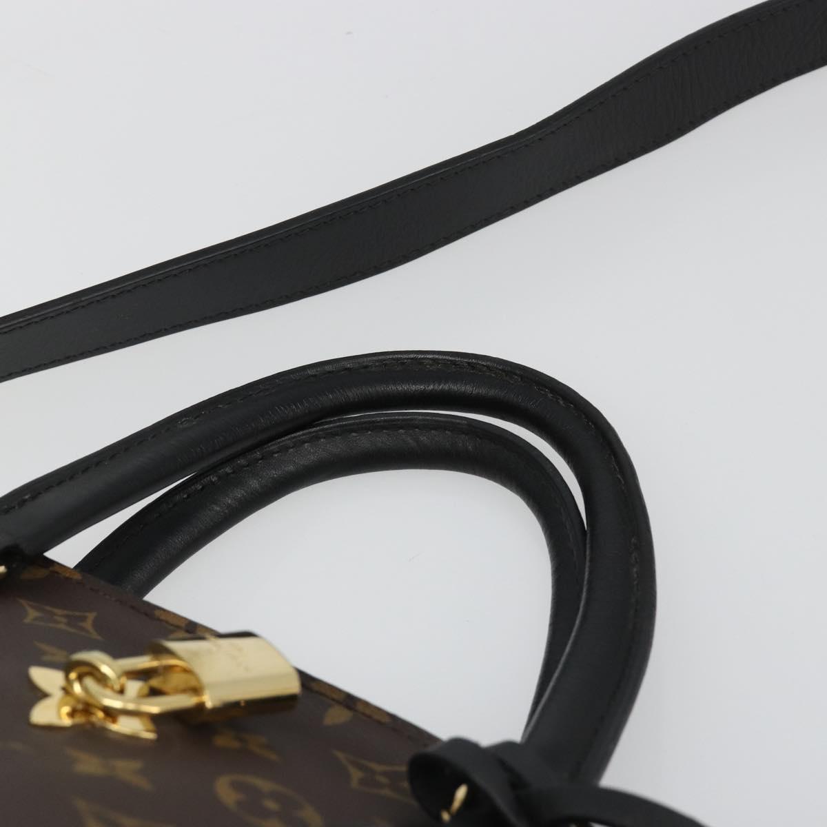 LOUIS VUITTON Monogram Flower Zipped Tote MM Tote Bag 2way M44360 Auth 186554A