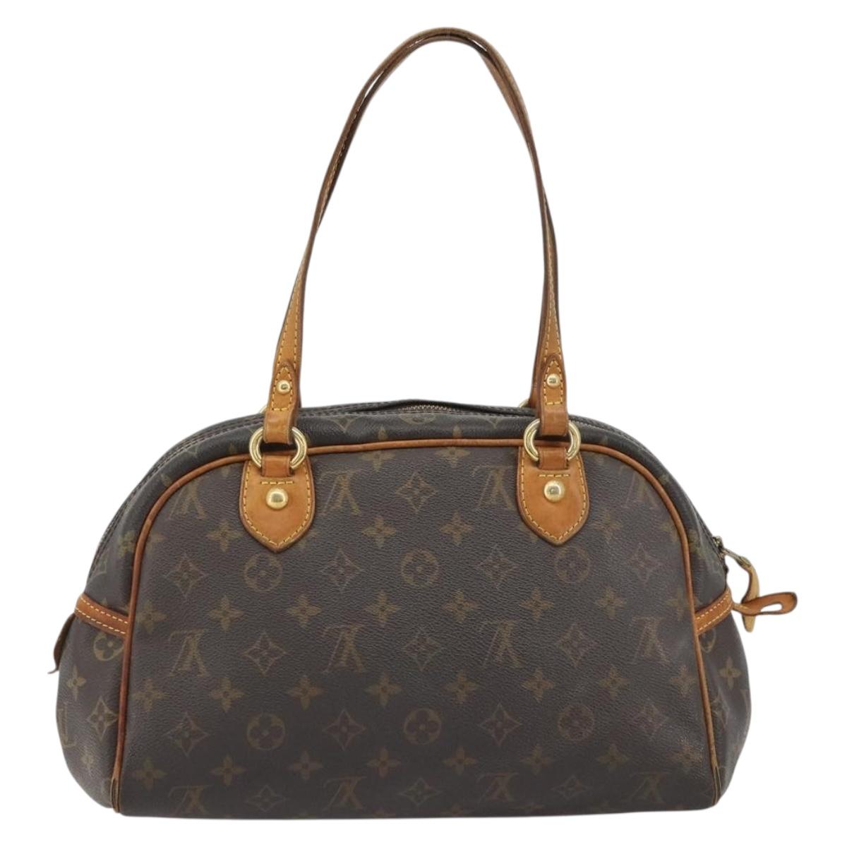LOUIS VUITTON Monogram Montorgueil PM Hand Bag M95565 LV Auth 186555
