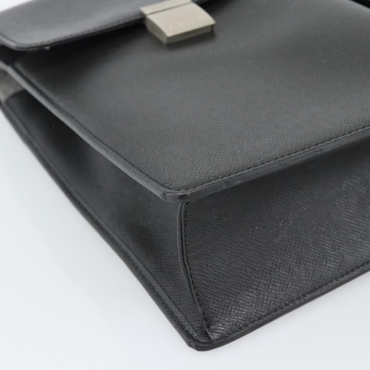 LOUIS VUITTON Taiga Serviette Kazan Business Bag Ardoise M30802 LV Auth 186558
