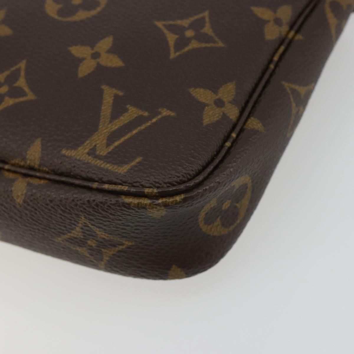 LOUIS VUITTON Monogram Pochette Accessoires Pouch M51980 LV Auth 186571SAV